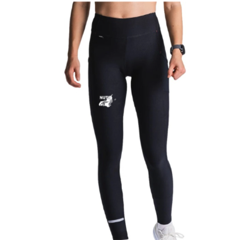 Fusion Hot Long Løbetights Dame Sort